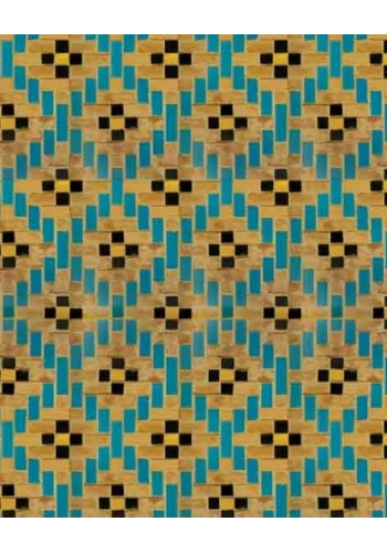 Eshel Maket Renkli Kiremit Desenli Karton Duvar 1/100 3lü