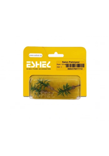 Eshel Maket Salon Palmiyesi 2,5cm 3lü