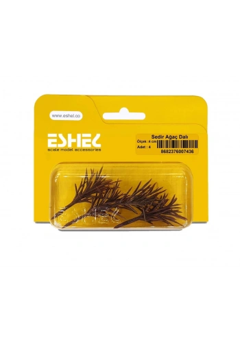 Eshel Maket Sedir Ağaç Dalı 4cm 4lü