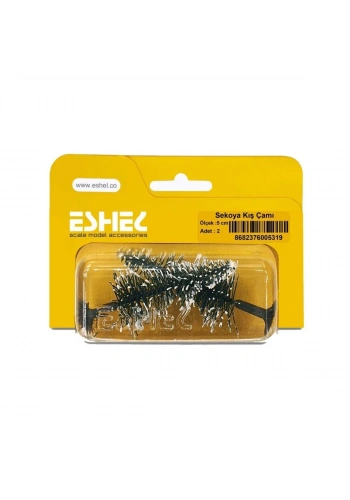 Eshel Maket Sekoya Kış Çamı 5cm 2li