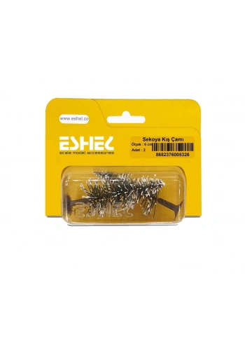 Eshel Maket Sekoya Kış Çamı 6cm 2li