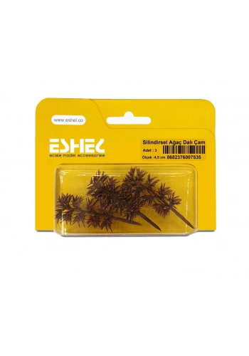 Eshel Maket Slilindirsel Çam 4,5cm 3lü