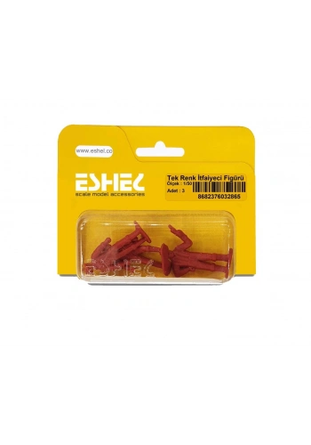 Eshel Maket Tek Renk İtfaiyeci Figürü 1/50 3lü