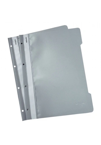 Esselte Telli Dosya Plastik A4 Gri SLT-4199