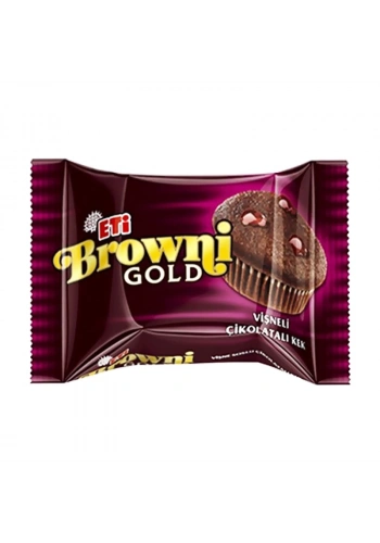 ETİ BROWNİ GOLD VİŞNELİ ÇİKOLATALI KEK 45gr