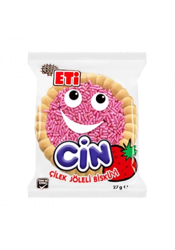 ETİ CİN ÇİLEK JÖLELİ BİSKÜVİ 25gr