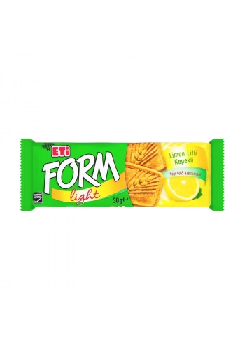 ETİ FORM LİMON LİFLİ KEPEKLİ BİSKÜVİ 50gr