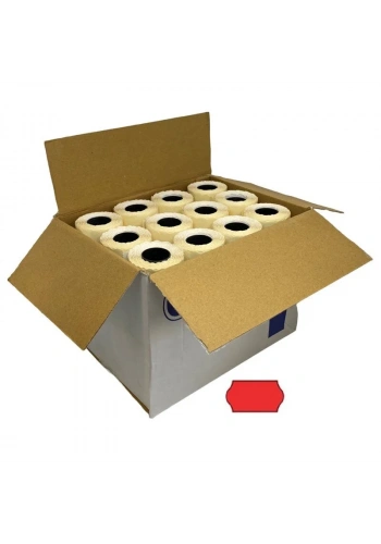 Etiketleme Makinesi Kırmızı Etiket 96Adet