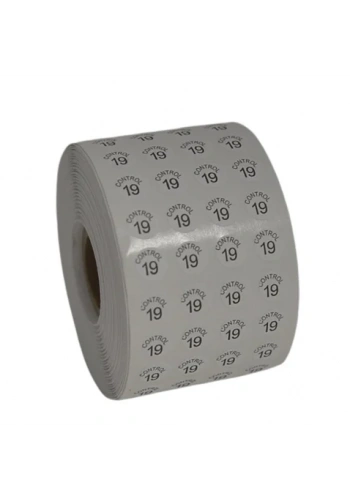 Etiketleme Makinesi Kontrol Etiket 19 No (5 Rulo 50.000 Adet)