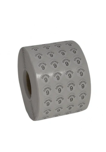 Etiketleme Makinesi Kontrol Etiket 9 No (5 Rulo 50.000 Adet)