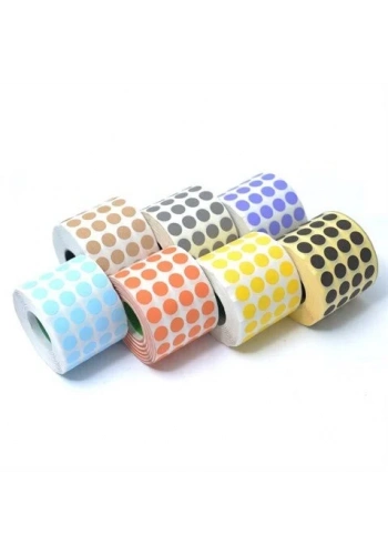 Etiketleme Makinesi Nokta Etiket Kahverengi