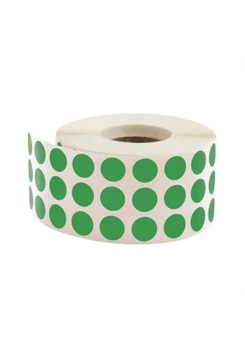 Etiketleme Makinesi Nokta Etiket Yeşil