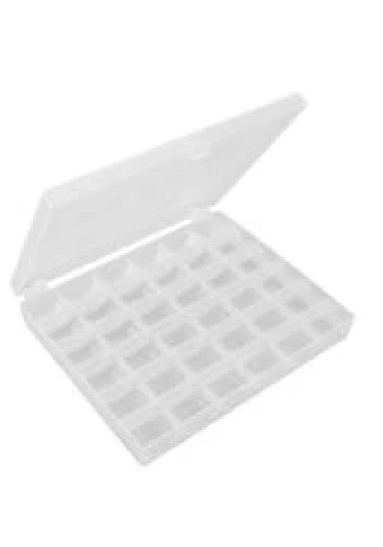 Ev Tipi Aile Dikiş Makinesi 36lı Şeffaf Masura Saklama Kutusu