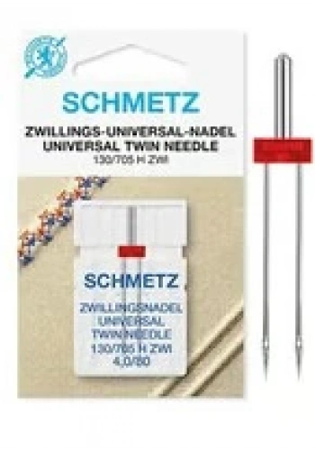 Ev Tipi Aile Dikiş Makinesi Çiftli Dikiş İğnesi / 130/705 H ZWI 4.0/80