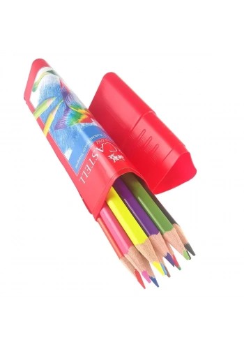Faber-Castell 12li Tam Boy Üçgen Kuru Boya Kalemi 113313
