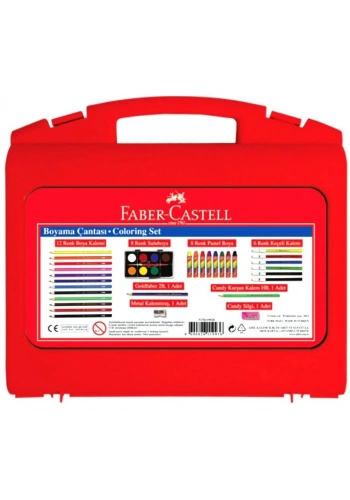 Faber Castell Boyama Çantası 38 Parça Set