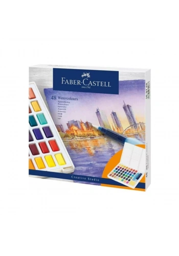 Faber Castell Creative Studio Tablet Sulu Boya Seti 48 Renk
