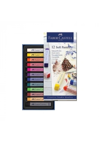 Faber Castell Creative Studio Toz (Soft) Pastel Boya Seti 12 Renk
