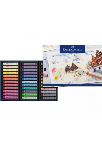Faber Castell Creative Studio Toz (Soft) Pastel Boya Seti 36 Renk
