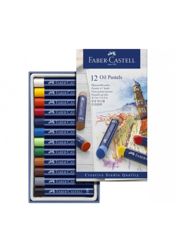 Faber Castell Creative Studio Yağlı Pastel Boya Seti 12 Renk