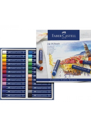 Faber Castell Creative Studio Yağlı Pastel Boya Seti 24 Renk