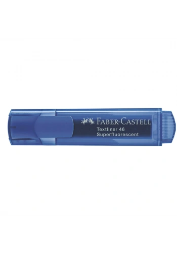Faber-Castell Fosforlu Kalem 1546 Şeffaf Gövde Mavi 5030154652000