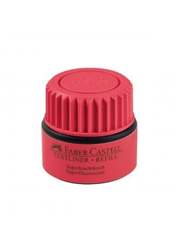 Faber Castell Fosforlu Kalem Mürekkebi 1549 25ml Kırmızı