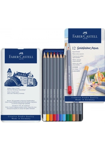 Faber Castell Goldfaber Aquarell Boya Kalemi Seti 12 Renk