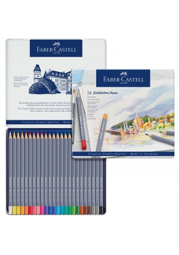 Faber Castell Goldfaber Aquarell Boya Kalemi Seti 24 Renk