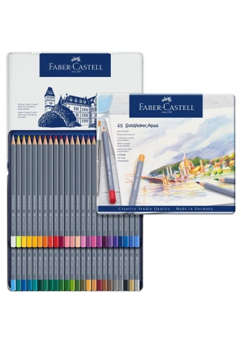 Faber Castell Goldfaber Aquarell Boya Kalemi Seti 48 Renk