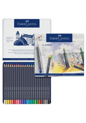 Faber Castell Goldfaber Kuru Boya Kalemi Seti 24 Renk