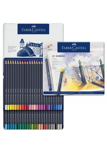 Faber Castell Goldfaber Kuru Boya Kalemi Seti 48 Renk