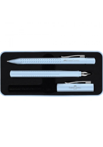 Faber-Castell Grip 2011 Hediye Seti Gök Mavisi