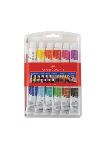 Faber Castell Guaj Boya Seti 12 Renk x 12 ml. Tüp