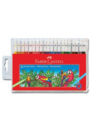 Faber Castell Keçeli Kalem 20li Poşet