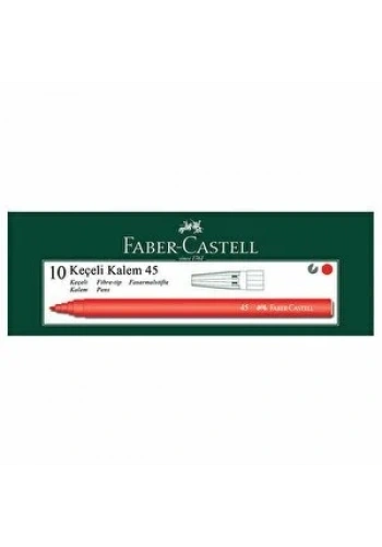 Faber Castell Keçeli Kalem 45 No Kırmızı