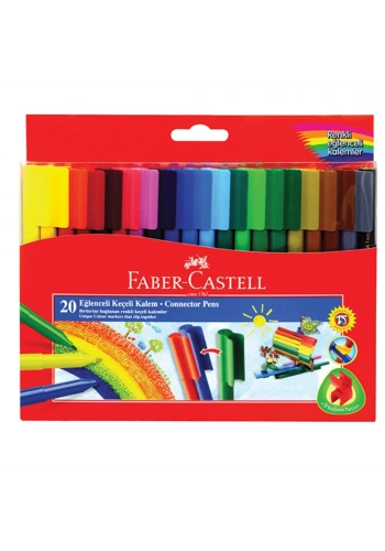 Faber-Castell Keçeli Kalem Eğlenceli 20 Renk