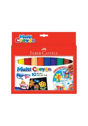 Faber Castell Multi Crayon Pastel10 Renk