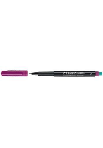 Faber Castell Multimark 1523 Permanent Asetat Kalemi 0.4 mm (S) MOR