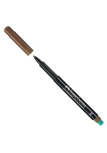 Faber Castell Multimark 1525 Permanent Asetat Kalemi 1.0 mm (M) KAHVERENGİ