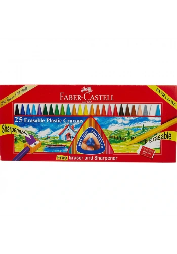 Faber-Castell Mum Boya Silinebilir 25 Renk