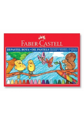 Faber Castell Pastel Boya 18 Renk Karton Kutu
