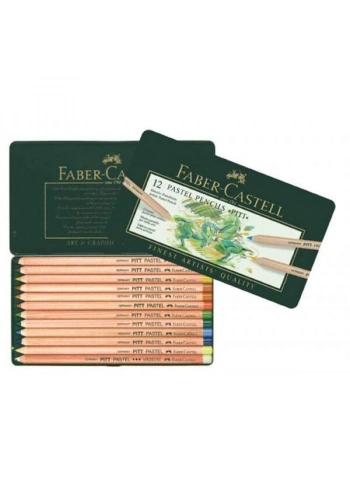 Faber Castell Pitt Pastel Boya Seti Kalemi 12 Renk