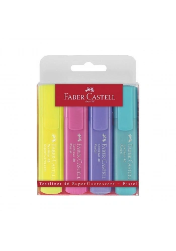 Faber Castell Şeffaf Gövde Pastel Renkler 1546 4 Renk