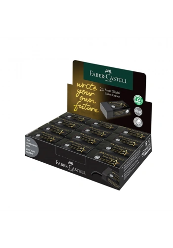 Faber-Castell Sınav Silgisi Black Edition 24 Lü 5130 187241