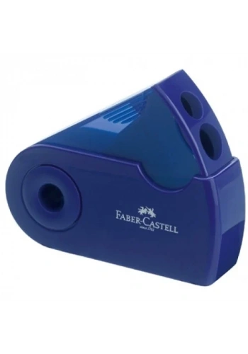 Faber Castell Sleeve Kırmızı-Mavi Kalemtraş