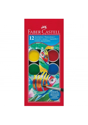 Faber Castell Sulu Boya 12 Renk Küçük Tablet