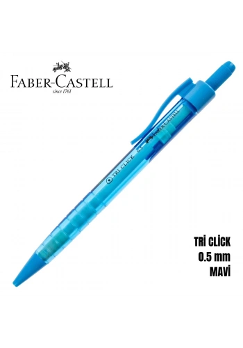 Faber-Castell Tri Click Versatil 0.5mm Mavi