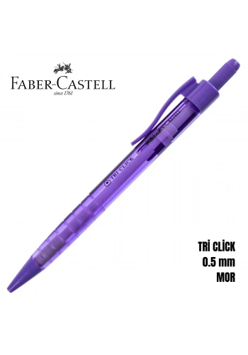Faber-Castell Tri Click Versatil 0.5mm Mor