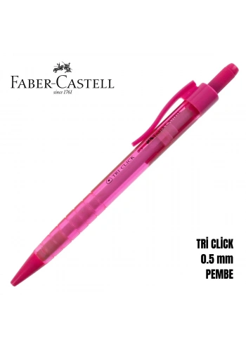 Faber-Castell Tri Click Versatil 0.5mm Pembe